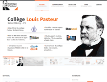 Tablet Screenshot of collegepasteur.org